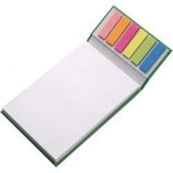 Blocco notes con post-it