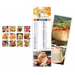 Calendario 2017 Gastronomia silhouette