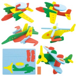 Puzzle EVA aeroplani, 5 unità