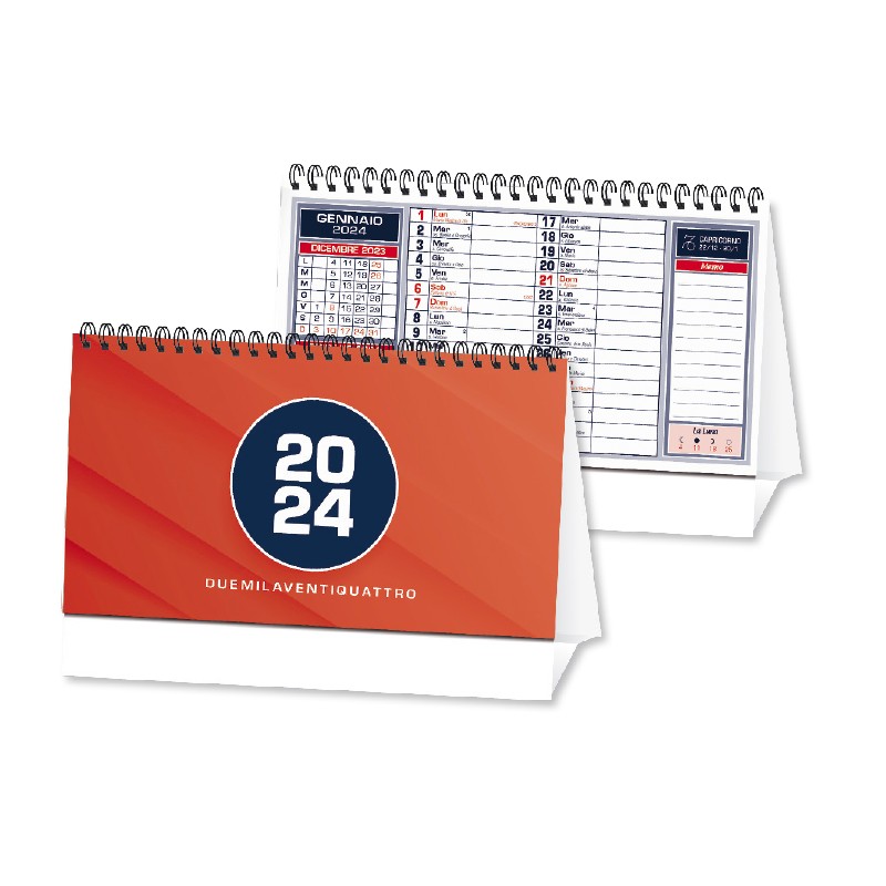 Calendari da tavolo 2024 personalizzati 