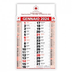 Calendario 2025 CRI - ORDINI SINO AL 15 OTTOBRE