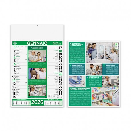 Calendario 2026 Farmacia