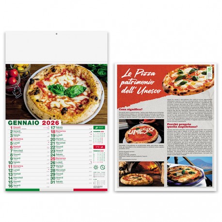 Calendario 2026 Pizza